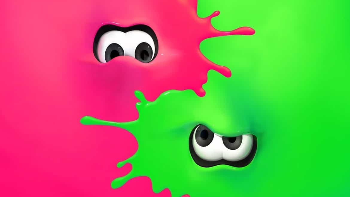 Splatoon 2 - couleur rose et vert