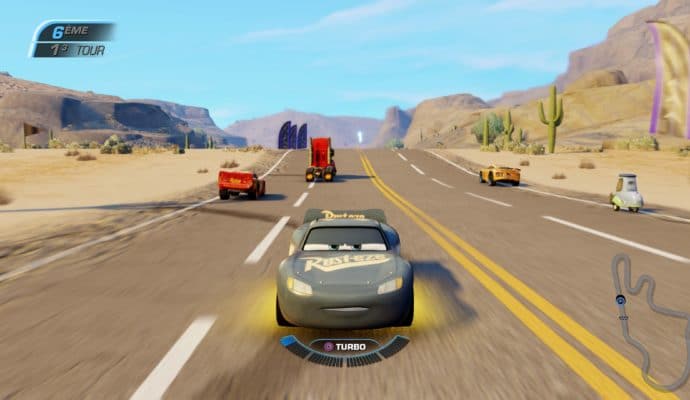 Test Cars 3 : Course vers la victoire - marche arrière sur la route