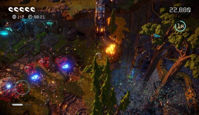 Test Nex Machina - Deuxème zone