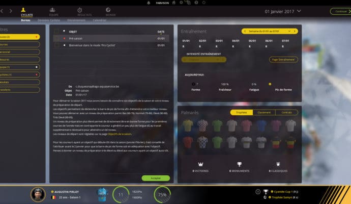 Pro Cycling Manager 2017 gestion pro cyclist