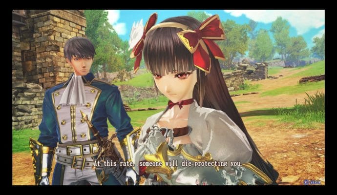 Valkyria Revolution Ophelia fait la guerre en robe gothic lolita