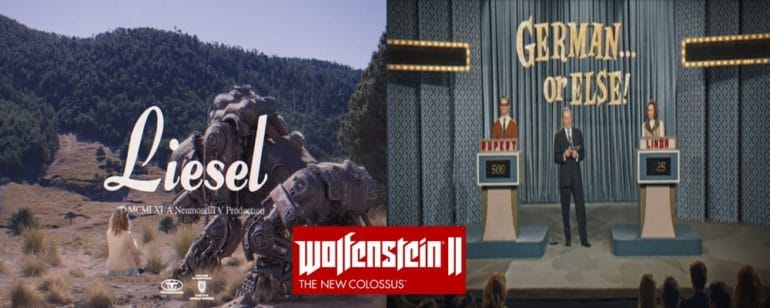 Des images du Germericana, une grande campagne de propagande faisant la promotion de Wolfenstein II: The New Colossus.