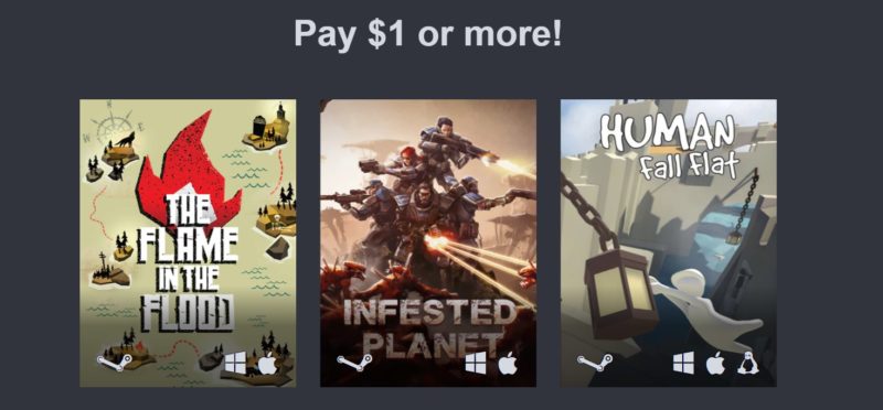 Humble Jumbo Bundle 9 palier 1