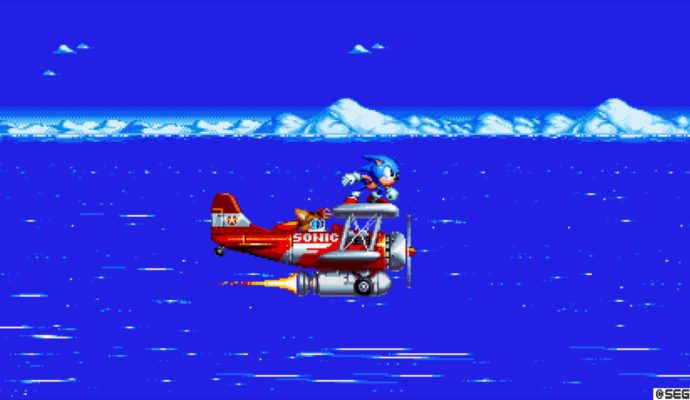 Sonic Mania - Sonic et Tails en avion