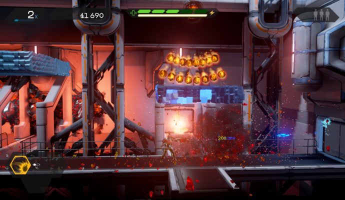 Test Matterfall - Plateforme comme bouclier