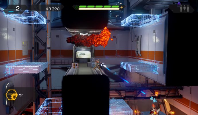 Test Matterfall - Attaque en hauteur