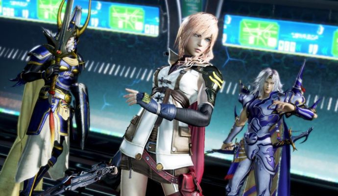 Trois personnages de Final Fantasy dans DISSIDIA Final Fantasy NT