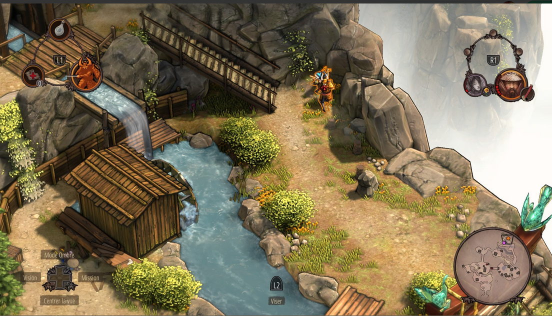 Shadow Tactics: Blades of the Shogun combat samourai