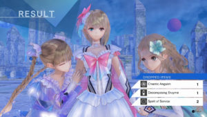 Blue Reflection Fin de combat