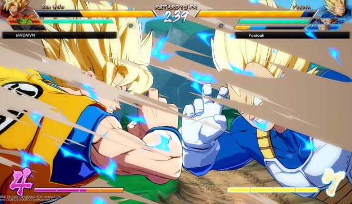 Dragon Ball FighterZ - Son Goku contre Vegeta