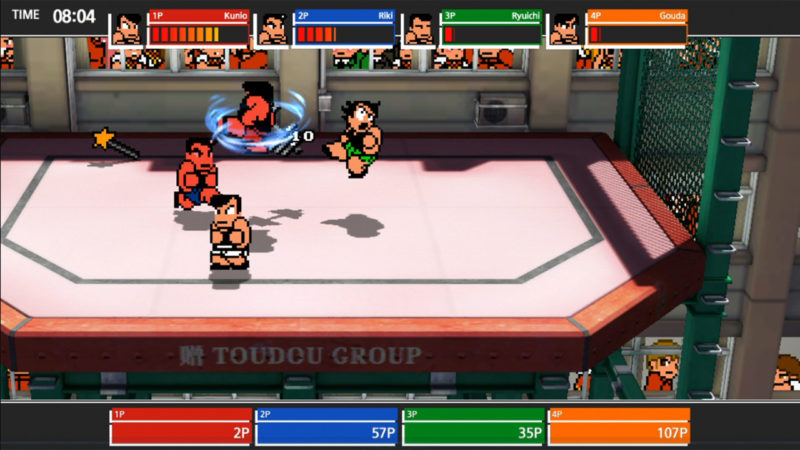 River City Melee: Battle Royal SP combat