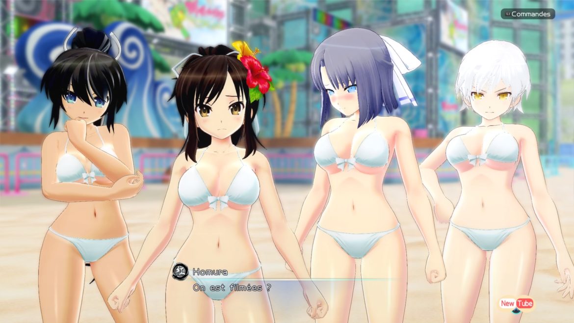 Senran Kagura Peach Beach Splash brochette de lolis