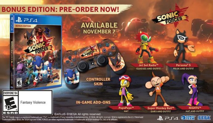 Sonic Forces Edition Bonus PS4