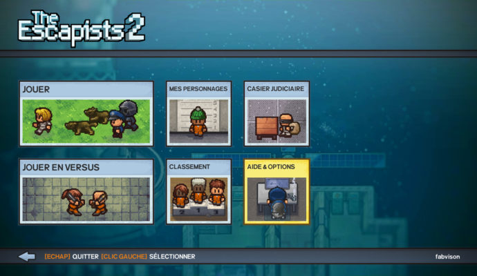 The Escapists 2 - Menu