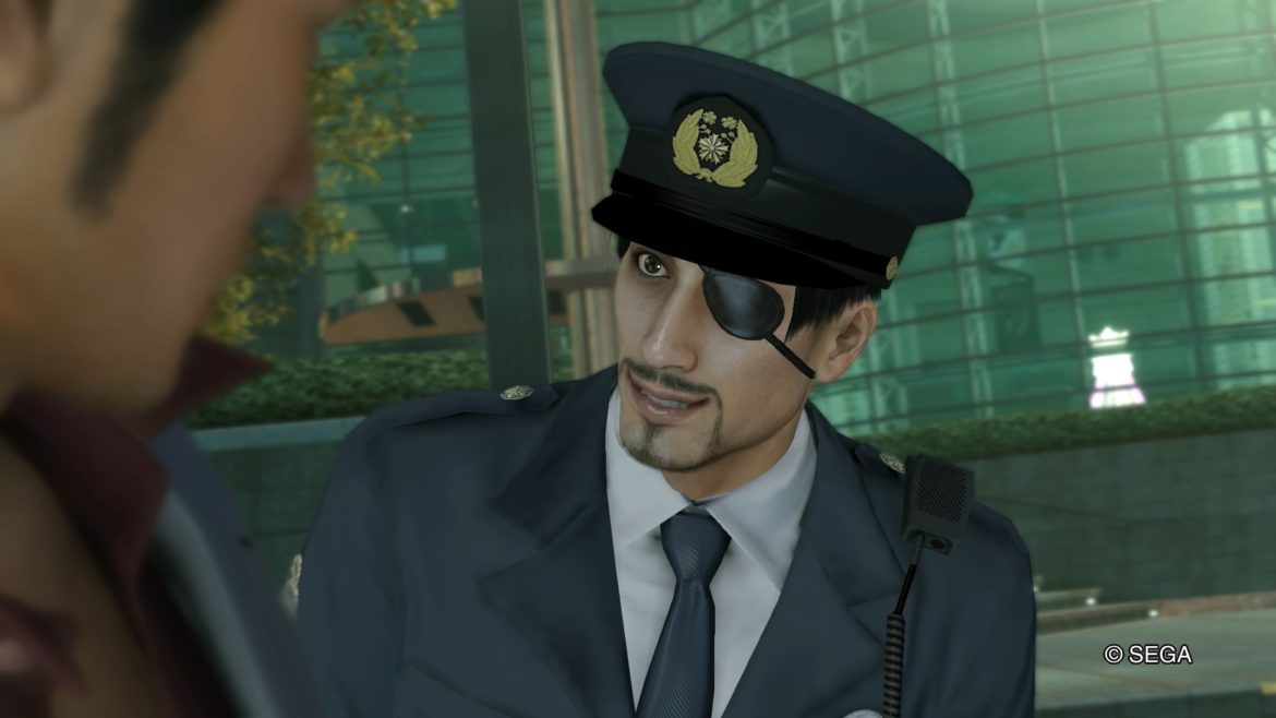 Yakuza Kiwami Majima is everywhere, même en flic