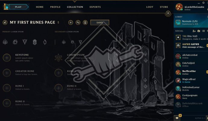 League of Legends nouvelles runes