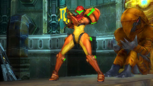 Metroid: Samus Returns Samus toute d'orange vêtue