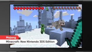 nindendo direct : minecraft pour nintendo 3DS