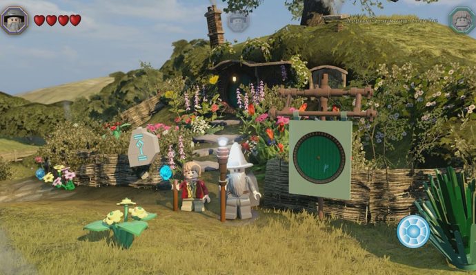 LEGO le hobbit Bilbon et Gandalf