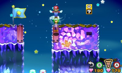 Mario & Luigi : Superstar Saga + Les sbires de Bowser saut tourbillon