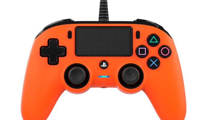 Nacon Compact Controller PS4 orange - face avant