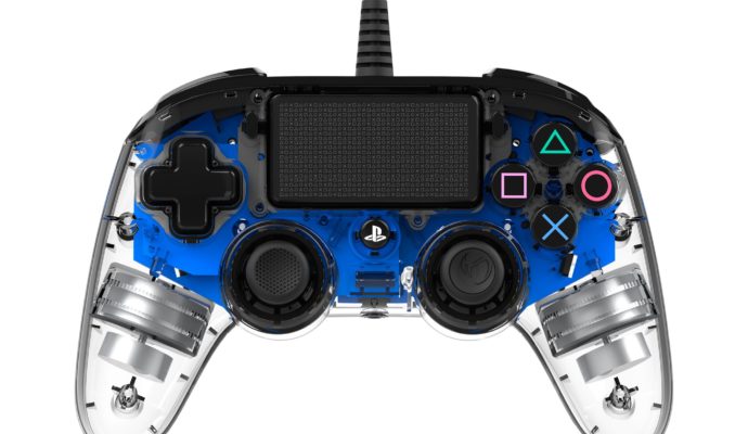 Nacon Illuminated Compact Controller PS4 bleu - éteint