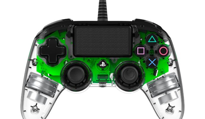 Nacon Illuminated Compact Controller PS4 vert - éteint