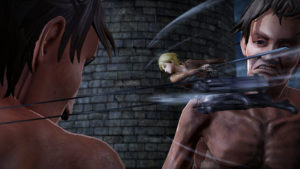 Attack on Titan 2 Nanaba combat