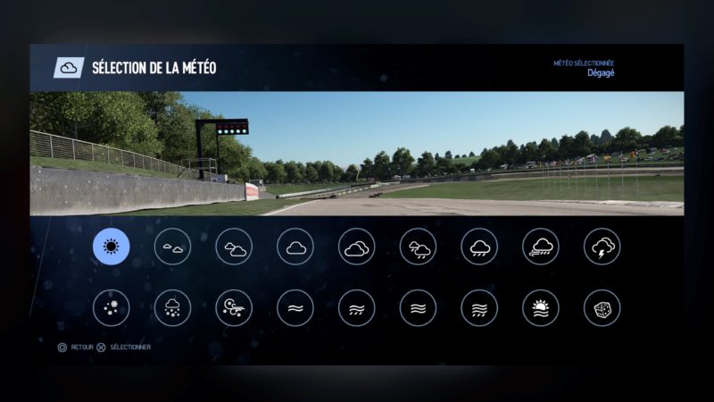 Project Cars 2 - Tous les types de météo