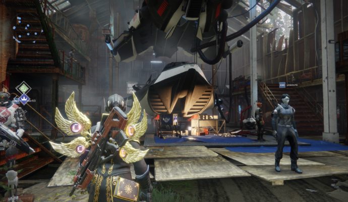 Test Destiny 2 - Hangar hub central