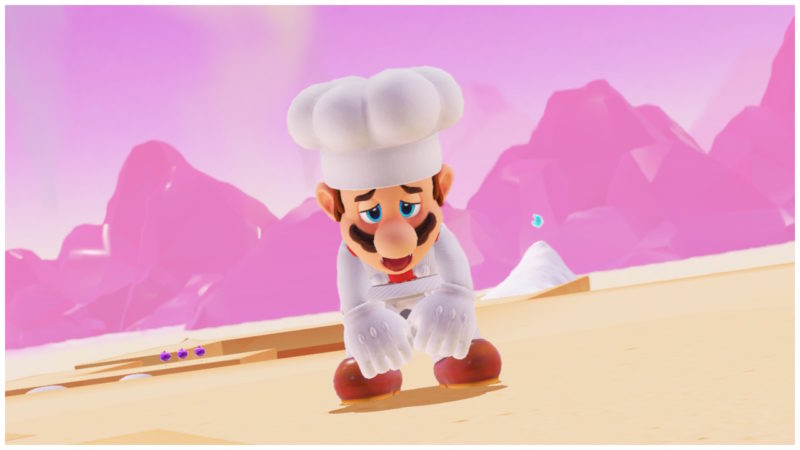 Test Super Mario Odyssey - Mario cuisiner