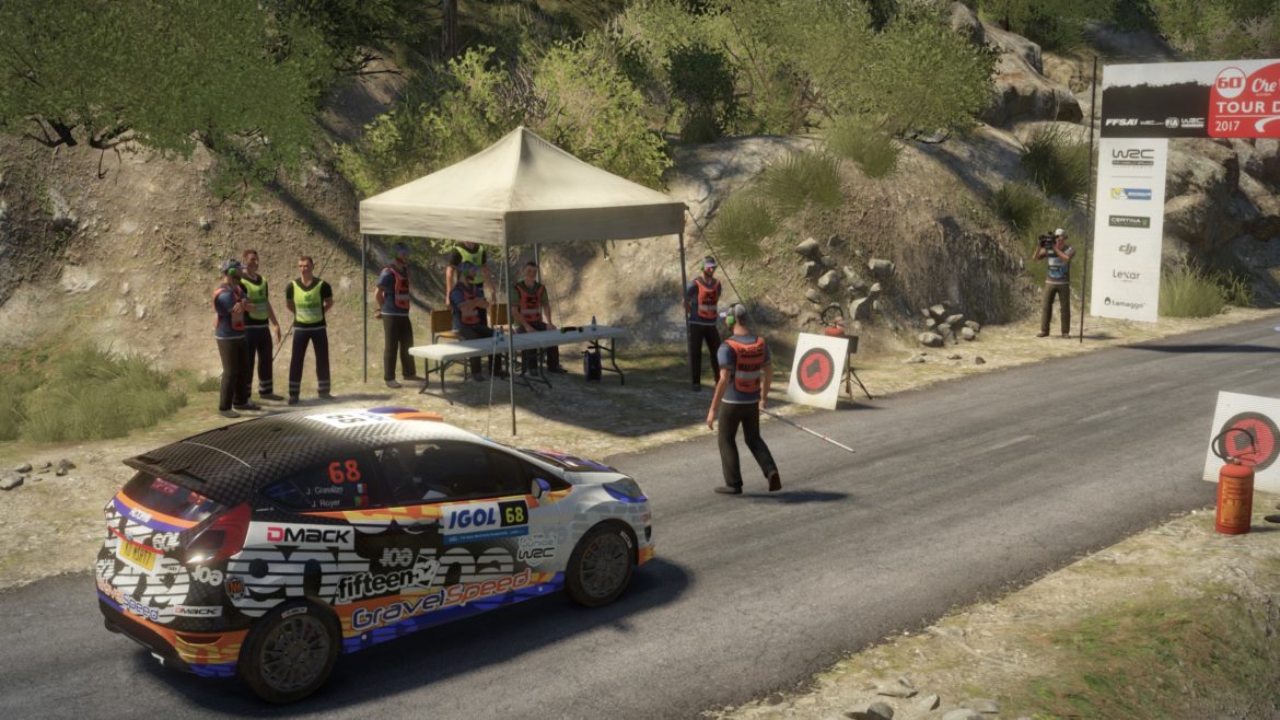 Test WRC 7 - Départ d'une course