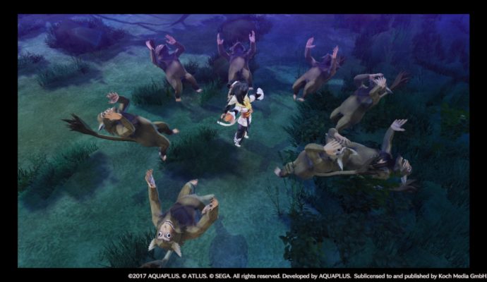 Utawarerumono: Mask of Truth Kuon vs singe