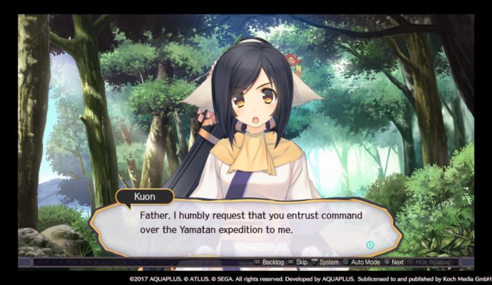 Utawarerumono: Mask of Truth Kuon s'apprête à la guerre