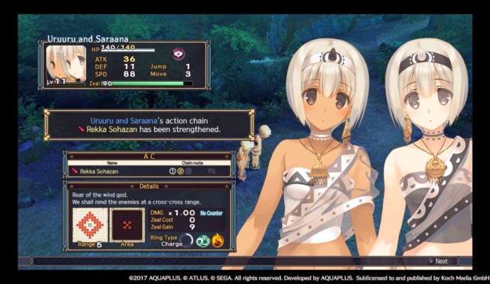 Utawarerumono: Mask of Truth fiche de personnage