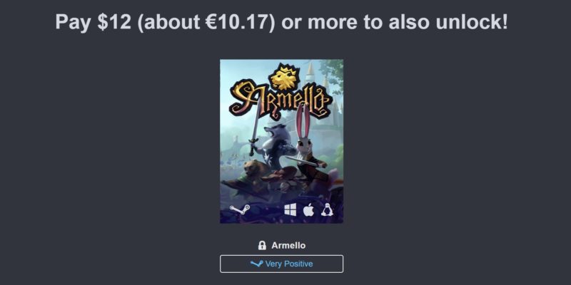 humble down under bundle palier 3 armello