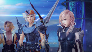 Dissidia: Final Fantasy NT Lightning et Tidus