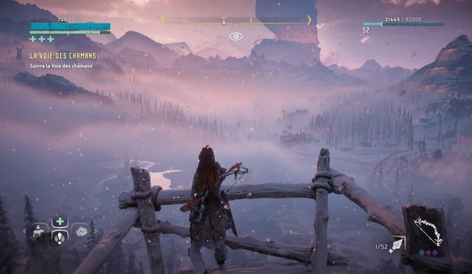 Horizon Zero Dawn: The Frozen Wilds - paysage