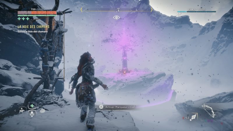 Horizon Zero Dawn The Frozen Wilds - Tour dans le brouillard