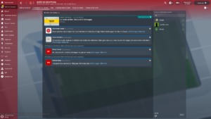 Football Manager 2018 - réseaux sociaux