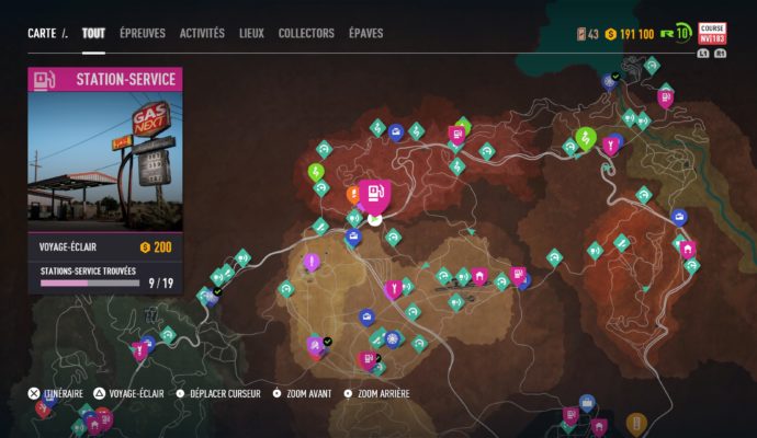 Test Need for Speed Payback - Carte Fortune Valley