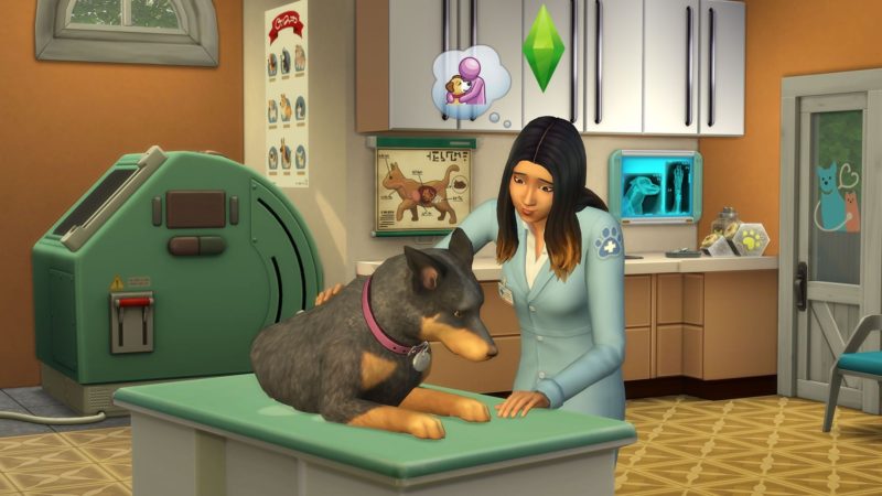 Les Sims 4 Chiens et Chats clinique