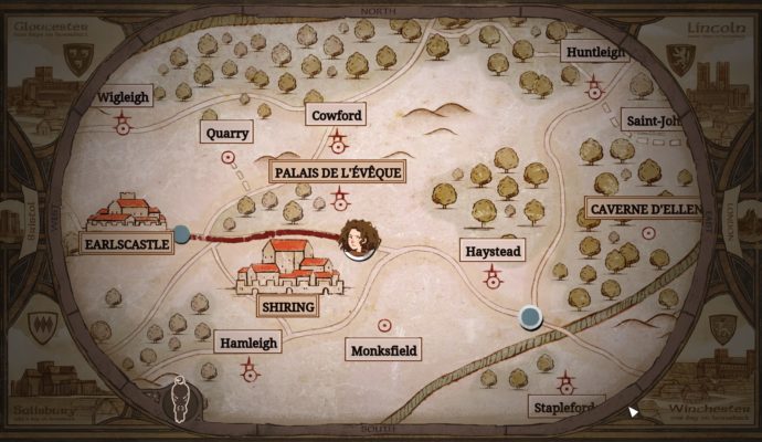 Les Piliers de la Terre : Qui sème le vent carte