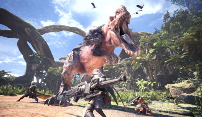 Monster Hunter World grand méchant dinosaure