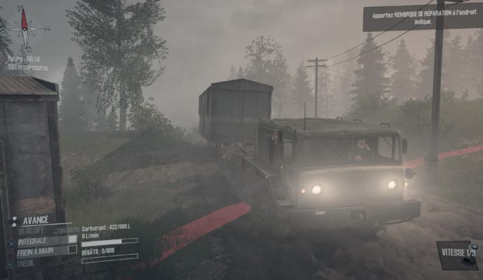 Test Spintires: MudRunner - Arrivée remorquage