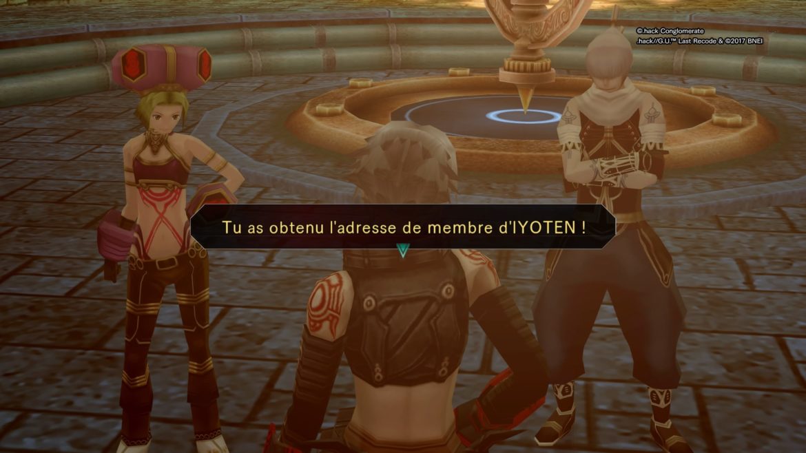 .hack//G.U. Last Recode Iyoten est votre ami