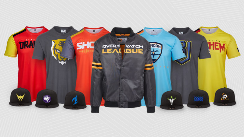 Overwatch League maillots et accessoires