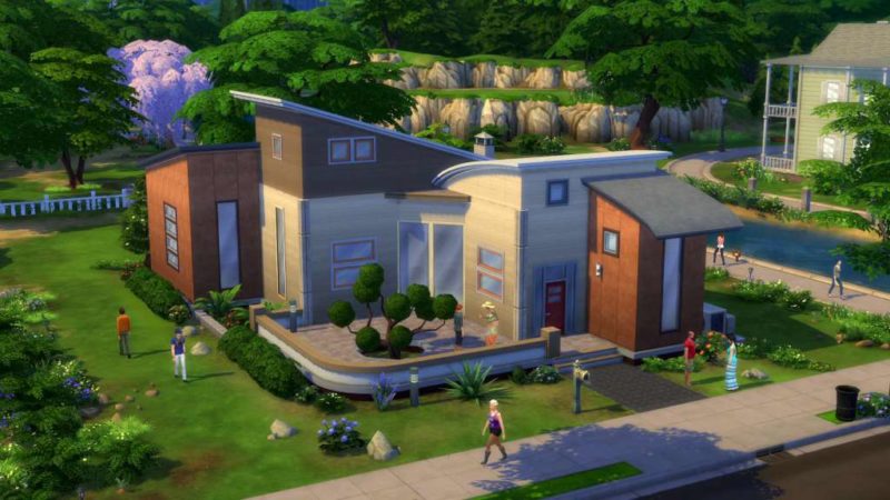 les Sims 4 maison console