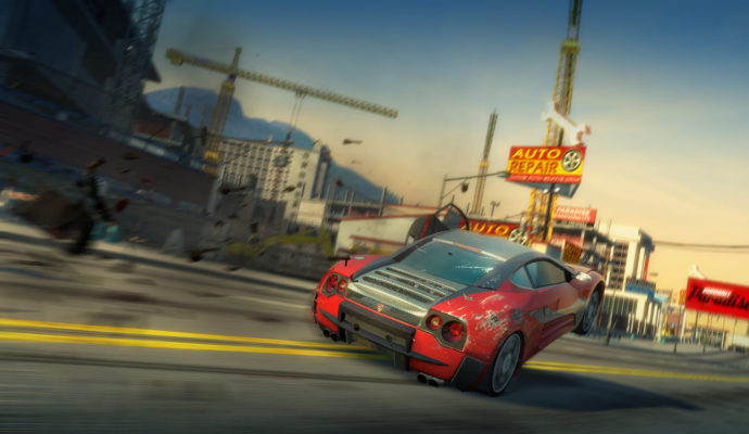 Burnout Paradise accélération