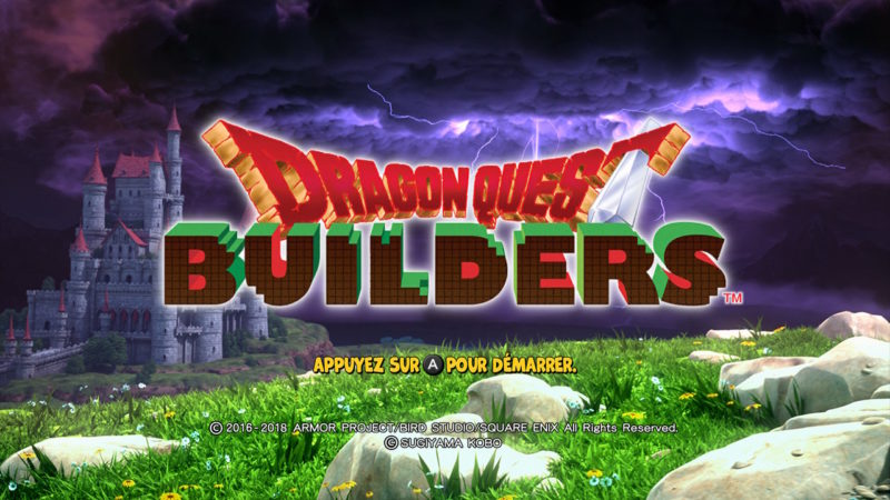 Dragon Quest Builders -Title Screen